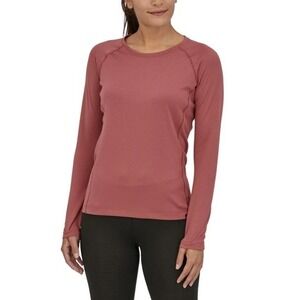Patagonia Capilene Midweight Crew Baselayer Rosehip Pink Women's M 44437